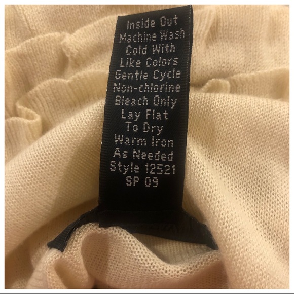 J. Crew Collection Size Small Short Sleeve Ruffle Cardigan Sweater - Picture 7 of 7